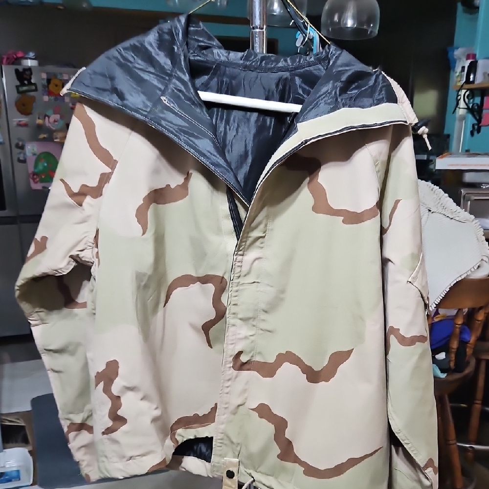 Camouflage Jacket with Hood